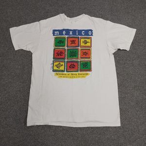 Vintage 1991 San Antonio Museum Of Art Single Stitch White T-Shirt Size Large